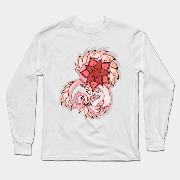 Love Dragon Long Sleeve T-Shirt by BeksSketches